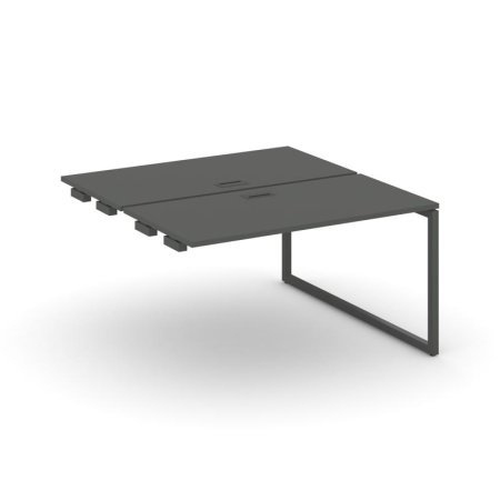 Стол-приставка к опорным элементам SN-4O.DPRS-014 (1580х1432х750) (Антрацит/Металл Антрацит)