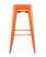 Стул барный TOLIX оранжевый глянцевый (Стул барный Tolix оранжевый глянцевый)