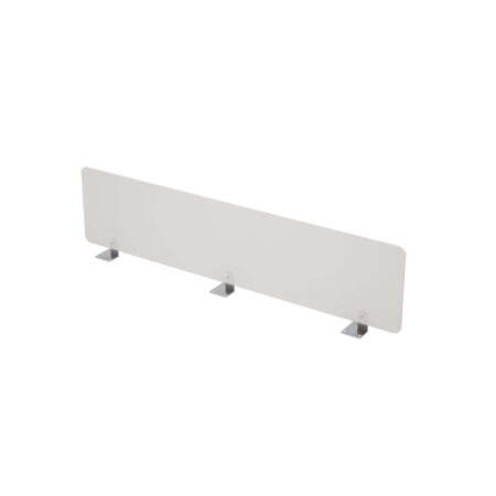 9БР.020.3 Барьер оргстекло, фронтальный (1400x4x300) (Молочный)