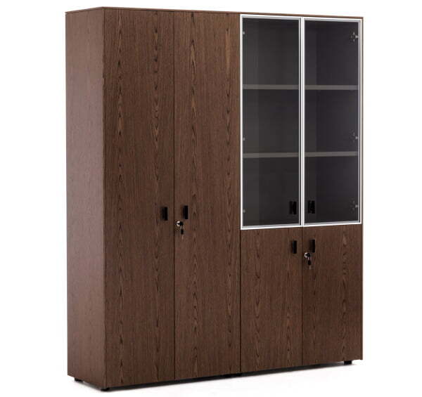 Шкаф комбинированный с гардеробом Exe 101 725 1620x440x1970 (Орех мароне)