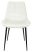 Стул для кухни KF-6 молочный Velvet 20 металл черный на ножках (KF-6/VELV20) (Молочный)