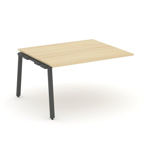 Проходной наборный элемент переговорного стола SN-6A.NSPRG-032.3 (1180х1180х750) (Акация Лорка/Металл Антрацит)