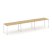 Рабочая станция 1 сторонняя SN-4P.ORS-043 (4140х700х750) (Тиквуд Светлый/Металл Антрацит)