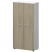 Шкаф высокий закрытый Кортез СМШ48F(Б) 792x362x1595 (Кронберг/Белый)