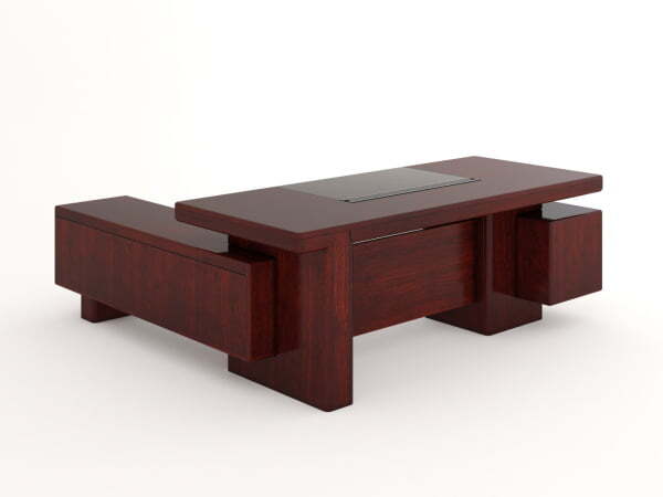 Стол руководителя Mux R-203L 2100x2040x760 (Палисандр)