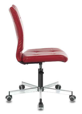 Кресло CH-330M красный Next-13 эко.кожа крестов. металл хром (Красный)