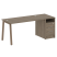 Рабочая станция Metal System Style БА.РС-СТП-1.3 1812x720x750 (Дуб Наварра/Серый металл)