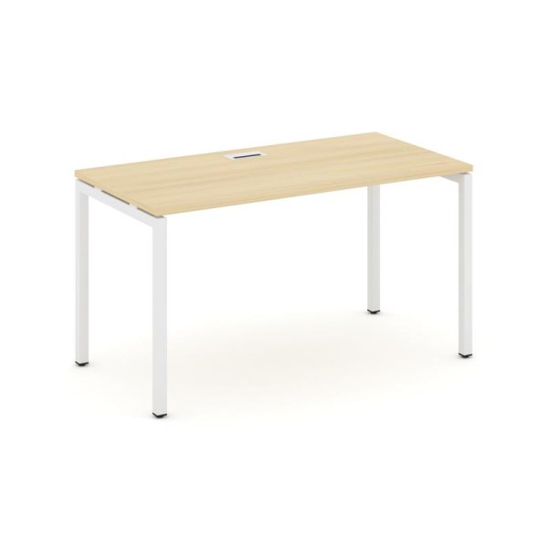 Стол письменный SN-4P.SP-001 (980х600х750) (Акация Лорка/Металл Белый)