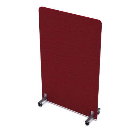 Акустическая мобильная перегородка SOFTOffice 011.МП.1016 1000x377x1600 (Red)