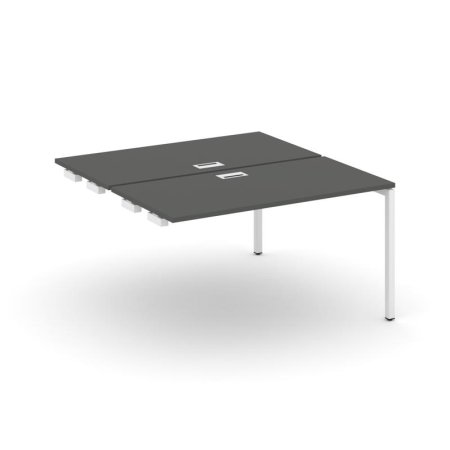 Стол-приставка к опорным элементам SN-4P.DPRS-024 (1580х1632х750) (Антрацит/Металл Белый)