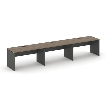 Рабочая станция 1 сторонняя SN-D.ORS-032 (3540х600х750) (Вяз Благородный/Антрацит)