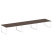 Переговорный стол 3 столешницы Metal System Style БО.ПРГ-3.5 5400x1235x750 (Дуб Наварра/Серый металл)