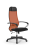 Кресло для руководителя Метта Sit 10 B1-111K - X2+UMF(X1) /Ub00/Wh00/K1bL(M09.B02.G15.W01) (Черный | Оранжевый)