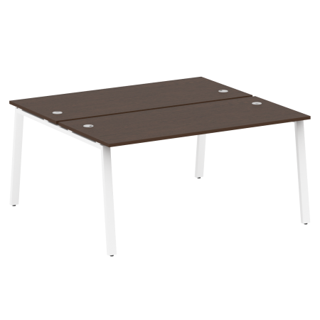 Рабочая станция Metal System Style БА.РАС-СП-2.4 1600x1475x750 (Венге Цаво/Белый металл)