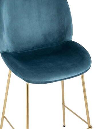 Стул полубарный Beetle со спинкой маренго (Стул полубарный Турин маренго)