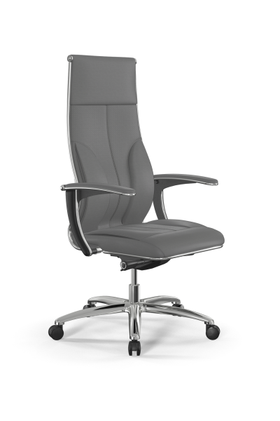 Кресло для руководителя Метта Samurai L1-11U - Infinity /Kc06/Wm06/U0mL-mL(M26.B31.G20.W03) (Серый)