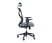 Кресло офисное / Имидж / черный пластик / серая сетка / серая ткань (Серый)