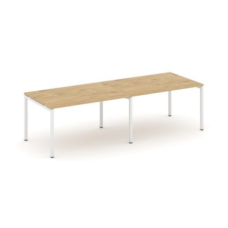 Стол переговорный SN-4P.SPRG-014.3 (3160х980х750) (Тиквуд Светлый/Металл Белый)