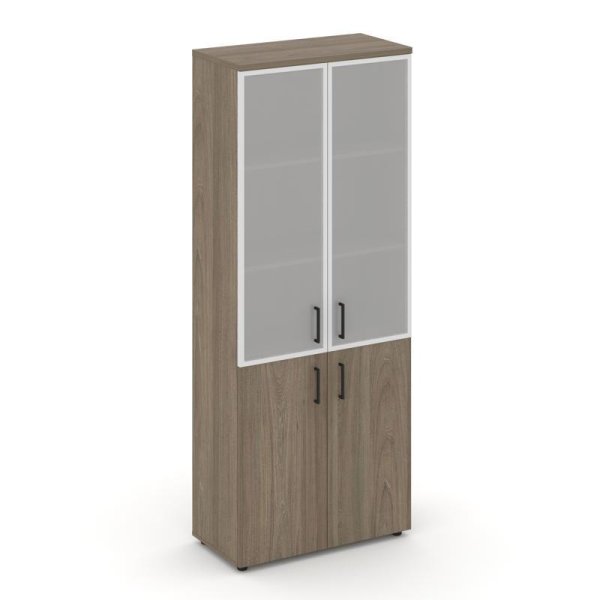 Шкаф высокий широкий SN.STS-103 (796х400х1982) (Вяз Благородный/Сатин)