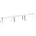 Рабочая станция на 3 рабочих места на А-образном м/к Metal System Style БА.СМ-3.5 5400x720x750 (Дуб наварра/Серый металл)