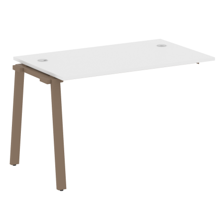 Проходной наборный элемент рабочей станции Metal System Style БА.ПРС-СП-1.2 1200x720x750 (Белый/Мокко металл)