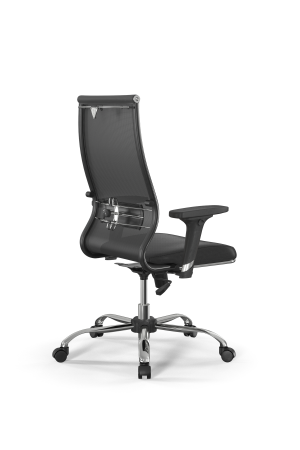 Кресло для руководителя Метта Sit 10 B2-163D - T+Extra /Km00/Wm12/D02P(M09.B21.G20.W01 (Серый | Черный)