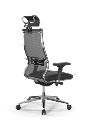 Кресло для руководителя Метта Samurai L2-6D - TS+Infinity /Kc00/Wm06/D04P/H2cL-3D(M26.B32.G25.W03) (Черный)