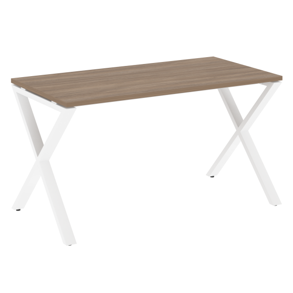 Стол рабочий VR.L-SRX-3.7 1380x720x750 (Дуб Аризона/Белый металл)