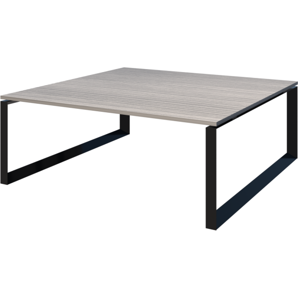 Стол переговорный на металлокаркасе Аргентум-МП НТМП.О.120.11 1200x1100x750 (Лиственница/Антрацит)