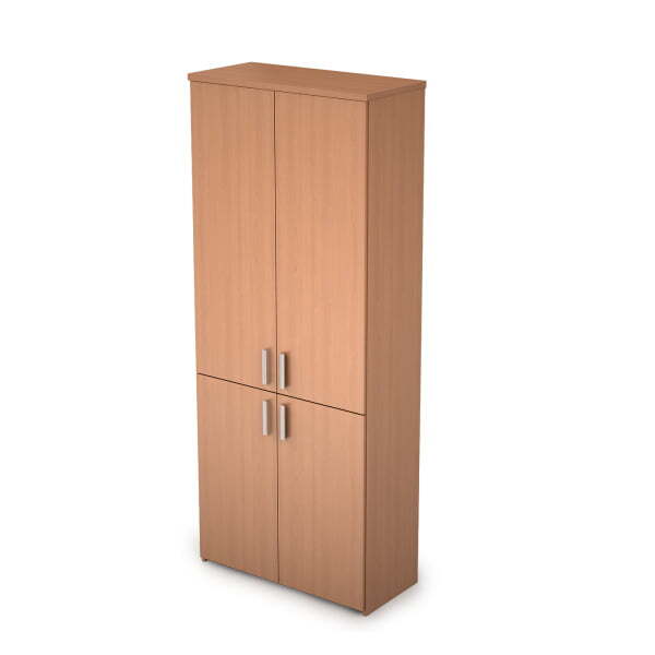 2Ш.005.5 Шкаф для документов высокий закрытый 790x370x1960 (Бук)