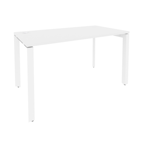 Стол рабочий на П-образном м/к Onix O.MP-SP-3.7 1380x720x750 (Белый Бриллиант/Белый Металл)