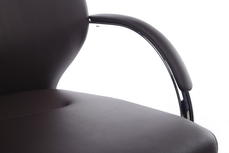 Стул офисный Alonzo-CF C1711 Темно-коричневый (Темно-коричневый)