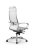 Кресло для руководителя Метта Samurai L1-3K - Infinity /Uc02/Nc02/K2cL(M06.B31.G04.W03) (Белый)