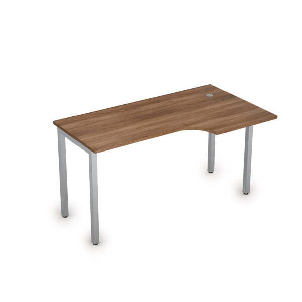 Стол письменный на металлокаркасе прав Стиль 2М.145 1400x800x750 (Шамони темныйСерый)