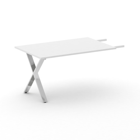 Брифинг-приставка Cross CRF.BR-3 (1400x900x750) (Белый F | Нерж. Сталь)