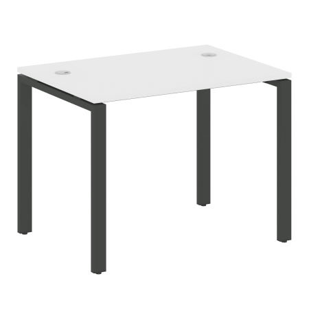 Стол письменный Metal System Style БП.СП-1 1000x720x750 (Белый/Антрацит металл)