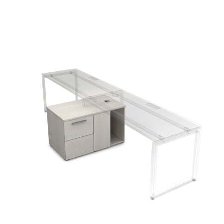 9Т.020 Тумба двусторонняя (1000x600x620) (Ivory)