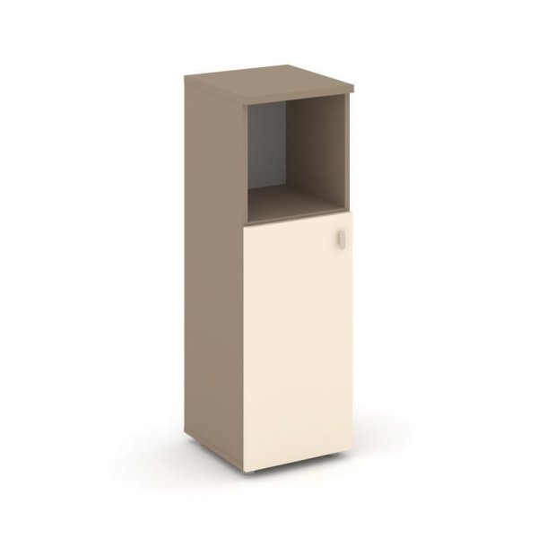 Шкаф средний узкий левый ES.SU-2.1 (L) (400х420х1207) (Латте/Сатин)