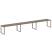 Рабочая станция Metal System Style БО.СМ-3.5 5400x720x750 (Дуб Наварра/Серый металл)