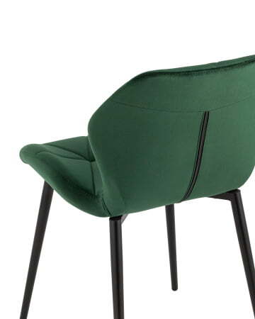 Стул Эдвин велюр зелёный (Стул кухонный Эдвин зеленый)