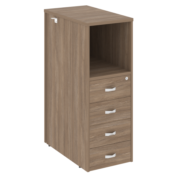 Тумба 4 ящика завершающая, правая Onix O.R-TV-4R 436x767x1185 (Дуб Аризона)