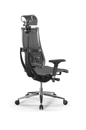Кресло для руководителя Метта Y 4DF B2-17D - Infinity /Kc09/Nc09/D04P/H2cL-3D(M26.B32.G25.W03) (Серый)