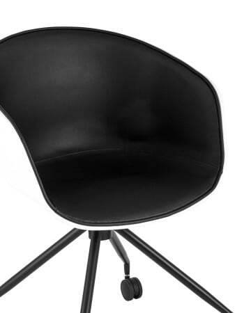 Кресло офисное LIBRA экокожа белый (Компьютерное кресло Libra белый)