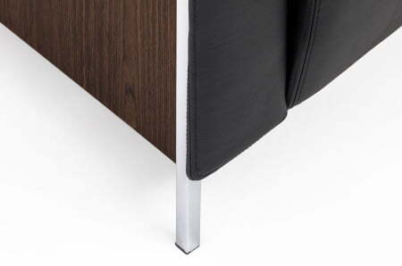 VISPO Кресло (ОРЕХ/ЧЕРНЫЙ)