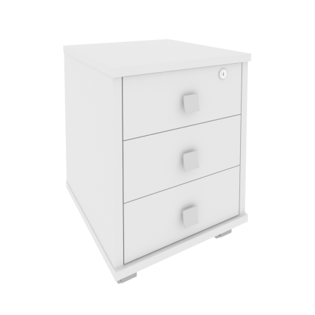 Тумба подкатная 3 ящ. Style Л.ТМ-3 420x450x563 (Белый)