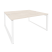 Рабочая станция на О-образном м/к Onix O.MO-D.RS-2.4.7 1580x1475x750 (Тиквуд Темный/Белый Металл)