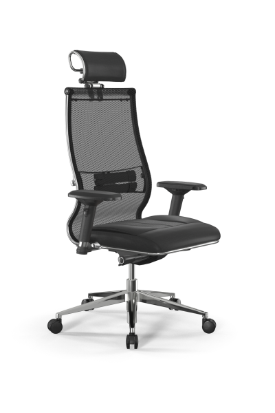 Кресло для руководителя Метта Samurai L2-6D - TS+Infinity /Kc00/Wm06/D04P/H2cL-3D(M26.B32.G25.W03) (Черный)