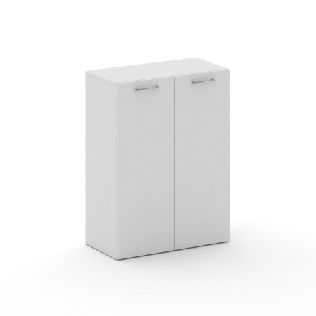 Шкаф широкий средний Cross CRF.ST-202 (896x460x1202) (Белый F-Белый Бриллиант UM)