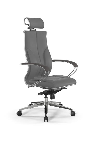 Кресло для руководителя Метта Samurai B2-11K - Infinity /Kc06/Wm06/K2cL/H2cL-3D(M06.B32.G11.W03) (Серый)