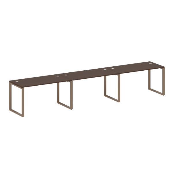 Рабочая станция Metal System Style БО.СМ-3.3 4200x720x750 (Венге Цаво/Мокко металл)